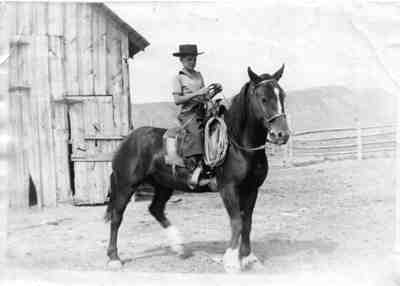 Walter Thomas on "Dime" at Lidy Hot Springs