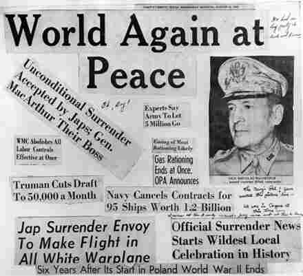Headlines - Japanese Surrender
