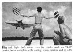 Landing Training on "Field" Carrier Decks