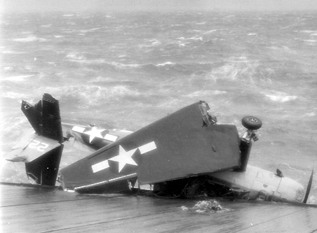 Halsey's Typhoon -- Destroyed Plane