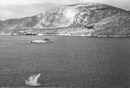 Topedo Drop - Bar Harbor, Maine, 1944