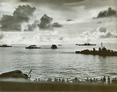 Dropping Depth Charges, Ulithi, 1944