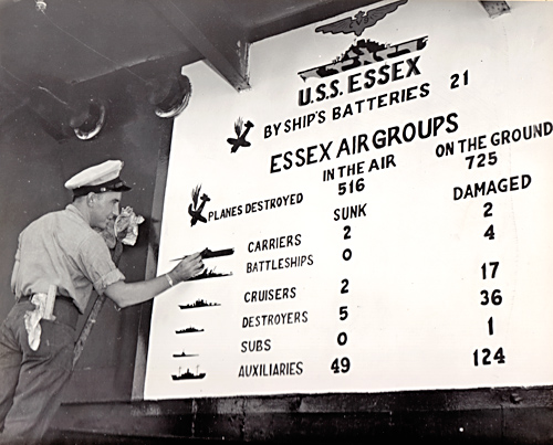USS Essex Battle Record