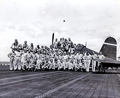 VMF-124 and VMF-213 - USS Essex